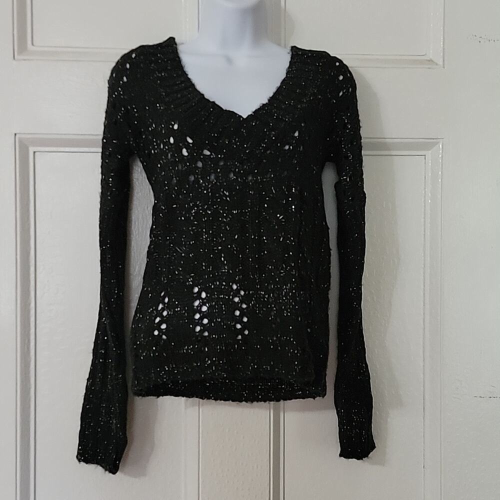 NWT Women's Black Sz Sm Wet Seal Sweater